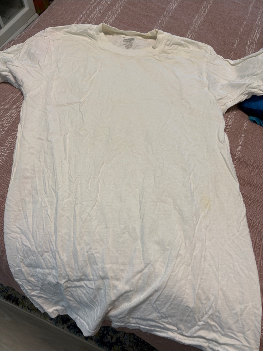 Kirkland Signature White Short Sleeve Crewneck Tee